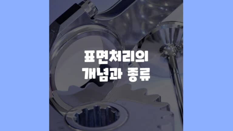 표면처리의 개념과 종류